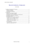 Manual de Instalación y Configuración Programa Control Energético