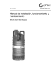 Manual de instalaci&oacute;n, funcionamiento y mantenimiento