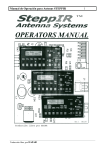 Manual Controlador SteppIR