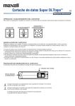 Cartucho de datos Super DLTtapeTM Manual de instrucciones