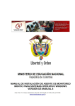 Manual de instalación. Versión 8. - Ministerio de Educación Nacional