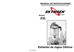 Extractor de Jugos Citricos MANUAL DE INSTRUCCIONES