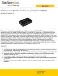 Adaptador Conversor de S-Video - Video Compuesto