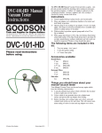DVC-101-HD - Goodson Tools and Supplies