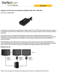 Adaptador de Video Externo para Monitores M&uacute;ltiples