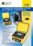 C.A 6550 C.A 6555 La medida de aislamiento a 15 kV, para