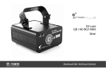 DJ Lase GR-140 RGY MKII l&aacute;ser manual de instrucciones