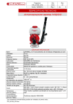 Espec&iacute;ficas t&eacute;cnicas Atomizador M1200