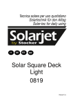 Solar Square Deck Light 0819 - Garden