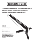 T-Square® Commercial Fence System Type 2