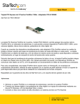 Tarjeta PCI Express de 2 Puertos FireWire 1394a - Adaptador PCI