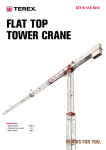 FLAT TOP TOWER CRANE
