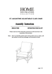 st. augustine adjustable club chair