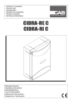 CIDRA-RE C CIDRA-RI C - Portail automatique, automatisme portail
