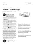 GE Evolve Outdoor LED Fixtures Area Light EWS1