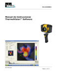 Manual de Instrucciones ThermalVision™ Software