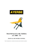 Transpaleta AYERBE AY 1000 TT