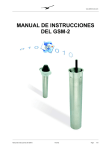 MANUAL DE INSTRUCCIONES DEL GSM-2