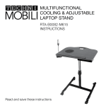 multifunctional cooling & adjustable laptop stand