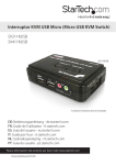 Interruptor KVM USB Micro (Micro USB KVM Switch)