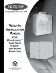 walk-in installation manual for: kold locker