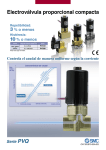 Serie PVQ Electroválvula proporcional compacta