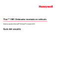 Thor VM1 User`s Guide - Honeywell Scanning and Mobility