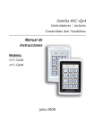 Familia AYC-Qx4 Manual de Instrucciones