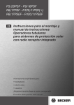 R8/17PSEF - R120/11PSEF Instrucciones para el montaje y manual