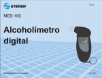 Alcoholímetro digital