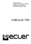 user manual manual de instrucciones notice d`utilisation