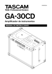 GA-30CD Owner`s Manual / Spanish