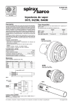 Inyectores de vapor IN15, IN25M, IN40M