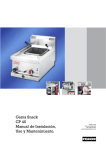 Gama Snack CP 40 Manual de Instalación, Uso y Mantenimiento.
