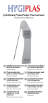J242 Rotary Probe Pocket Thermometer Instruction Manual