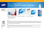 Clorox® Bleach Cream Cleanser