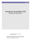 Proyector de bolsillo LED Manual de instrucciones