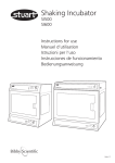 Shaking Incubator - Stuart Equipment