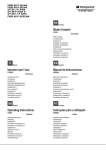 Operating Instructions Mode d`emploi Manual de instrucciones