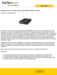 Adaptador Conversor de VGA - Audio Toslink SPDIF a HDMI®