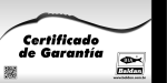 Certificado de Garantía