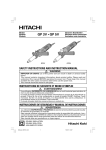 GP 3V • GP 5V - HITACHI Power Tools