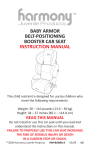 baby armor belt-positioning booster car seat instruction manual