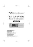 Serie VX-2100E Manual de instrucciones