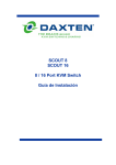 SCOUT 8 & 16 User Manual Spanish