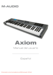 Manual de instrucciones de Axiom