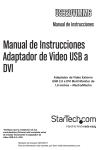 Manual de Instrucciones Adaptador de Video USB a