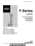 Tennant F-Series Oper-parts Manual 1028003 rev03 (01-10)