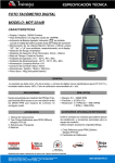 FOTO TACÓMETRO DIGITAL MODELO: MDT