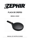 PLACA DE CREPES